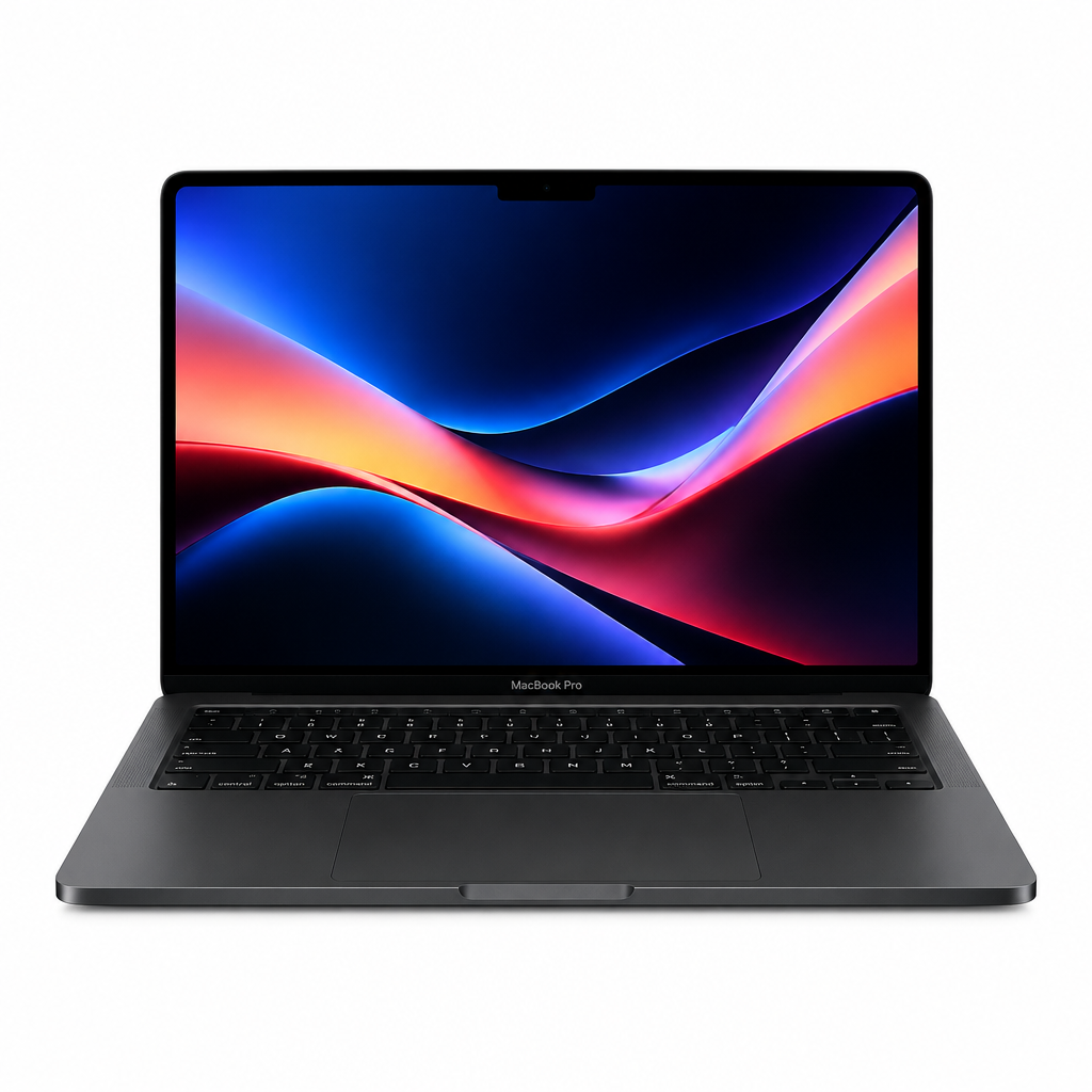 Apple MacBook Pro M3 - space black, display aperto